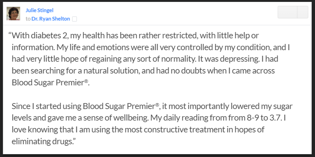 Blood Sugar Premier Customer Reviews