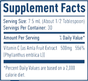 Native Path Liposomal Vitamin C supplement facts