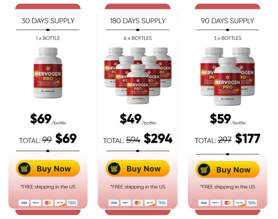 Nervogen Pro pricing